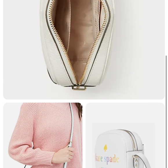 Kate Spade rainbow tassel Kourtney camera crossbody purse - Picture 2 of 5